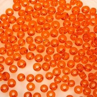 Бисер [90000] оранжевый прозрачный