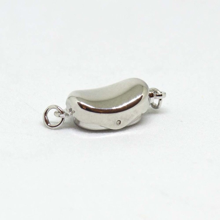 Замочек-защёлка «Гладкий» ("серебро") 9х18