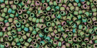 Бисер TOHO 15/0 [707] Matte-Color Iris Peridot (#377)
