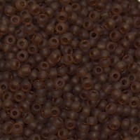 Бисер [10090 matt] янтарный прозрачный матовый 10/0