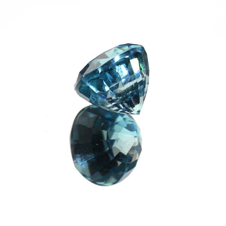 Голубой циркон, 4,1Ct.