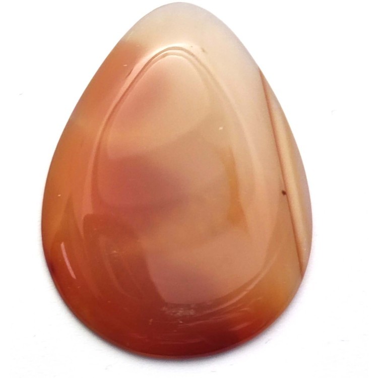 Сердолик, кабошон "капля" 38х48