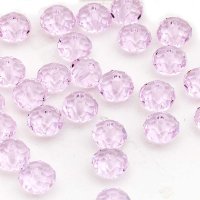 Рондель розовый 8х6 (10шт.)
