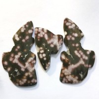 Яшма, комплект кабошонов (*3)