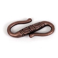 Замочек S-hook ("античная медь") 12х23