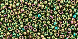 Бисер TOHO 15/0 [508] Higher-Metallic Iris Olivine (#210)