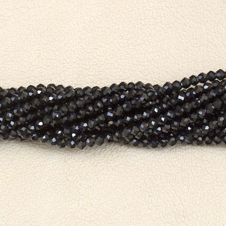 Шпинель, бусина рондель гранёный 2,3х3,3