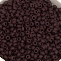 Бисер [13780 matt] шоколадный матовый 10/0