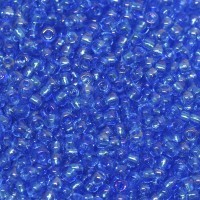 Бисер [61150] Capri Blue прозрачный радужный 10/0
